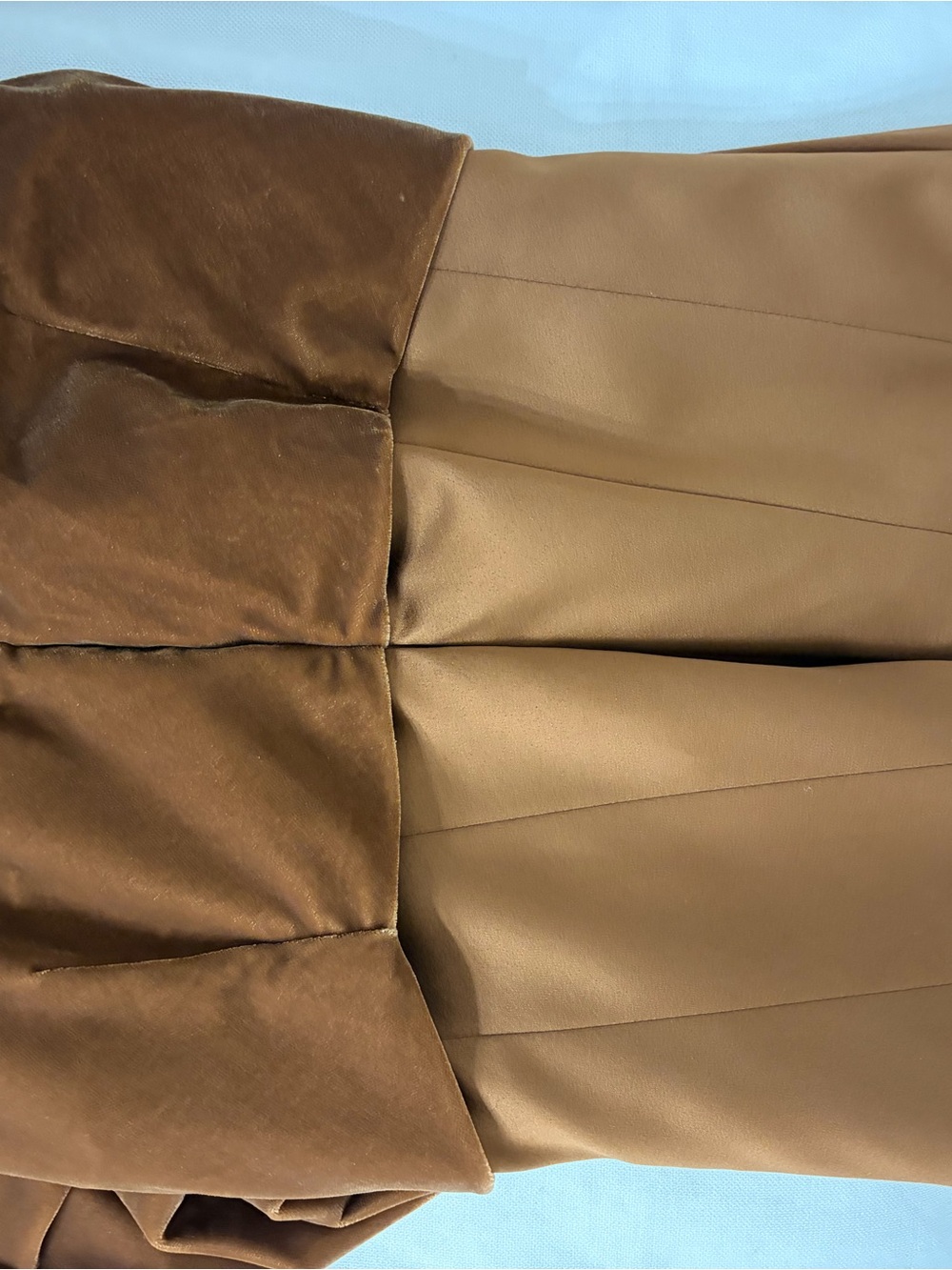 House of CB Strapless Brown PERSEPHONE
Coffee Velvet Strapless Corset Maxi Dress - Picture 8 of 9